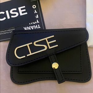 CISE Black Leather Wallet